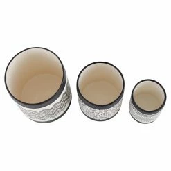 Buy 🔥 Gifts For Her Aspire Home Accents Nikos Ceramic Planter - Set Of 3 😉 -Christmas Gifts Sales Store detail2ASP1157
