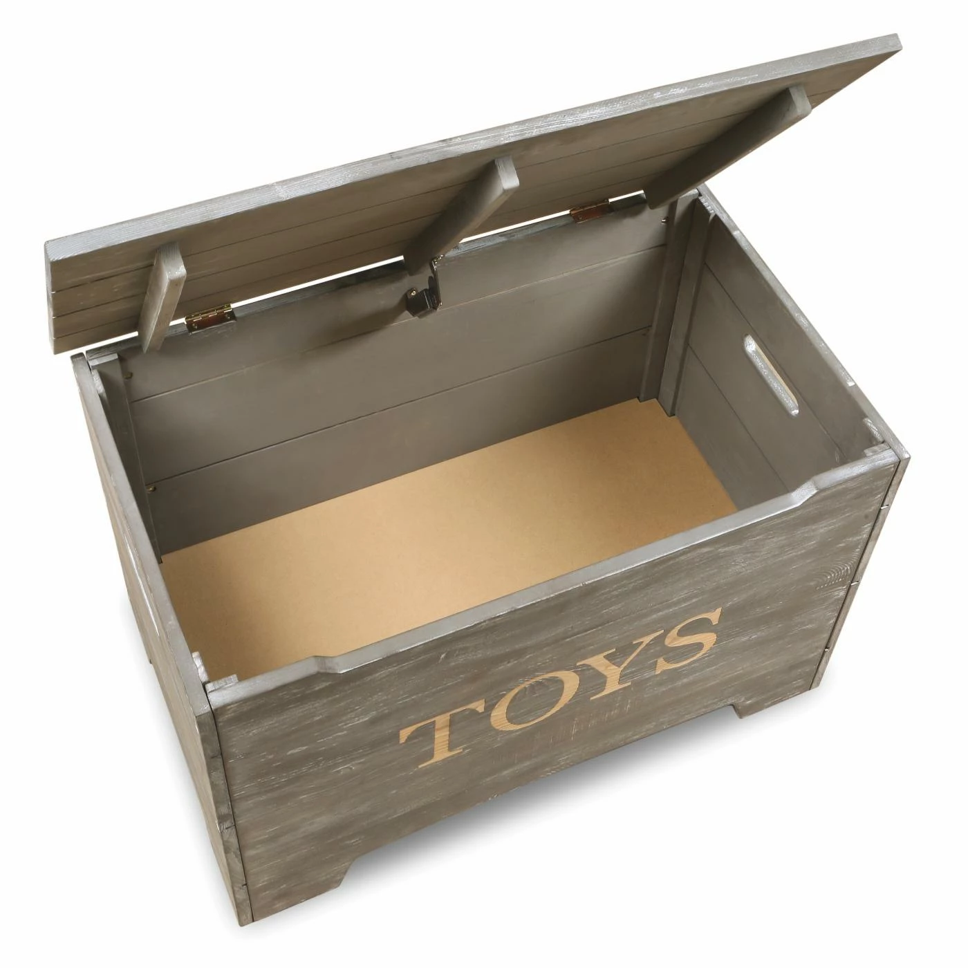 Outlet ๐ Gifts For Kids Badger Basket Solid Wood Rustic Toy Box - Vintage Gray ๐ 4 Outlet ๐ Gifts For Kids Badger Basket Solid Wood Rustic Toy Box - Vintage Gray ๐ - Image 4
