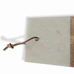 Cheapest 💯 Gifts For Her 3R Studios Marble & Acacia Wood Cutting Board 😀 -Christmas Gifts Sales Store detail2CREC761