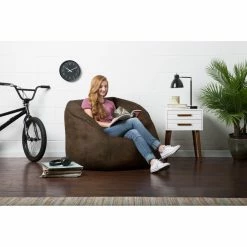Coupon 👍 Gifts For Him Lux By Big Joe Large Milano Blazer Leather Bean Bag 🛒 -Christmas Gifts Sales Store detail2CT416