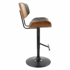 Cheapest 🛒 Gifts For Him LumiSource Lombardi Mid-Century Modern Adjustable Bar Stool 🔔 -Christmas Gifts Sales Store detail2LUS883