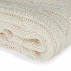 Best Pirce 🎉 Top Gifts Rizzy Home Cable Knit Cotton Luxury Sweater Throw Blanket 💯 -Christmas Gifts Sales Store detail2RIZ565