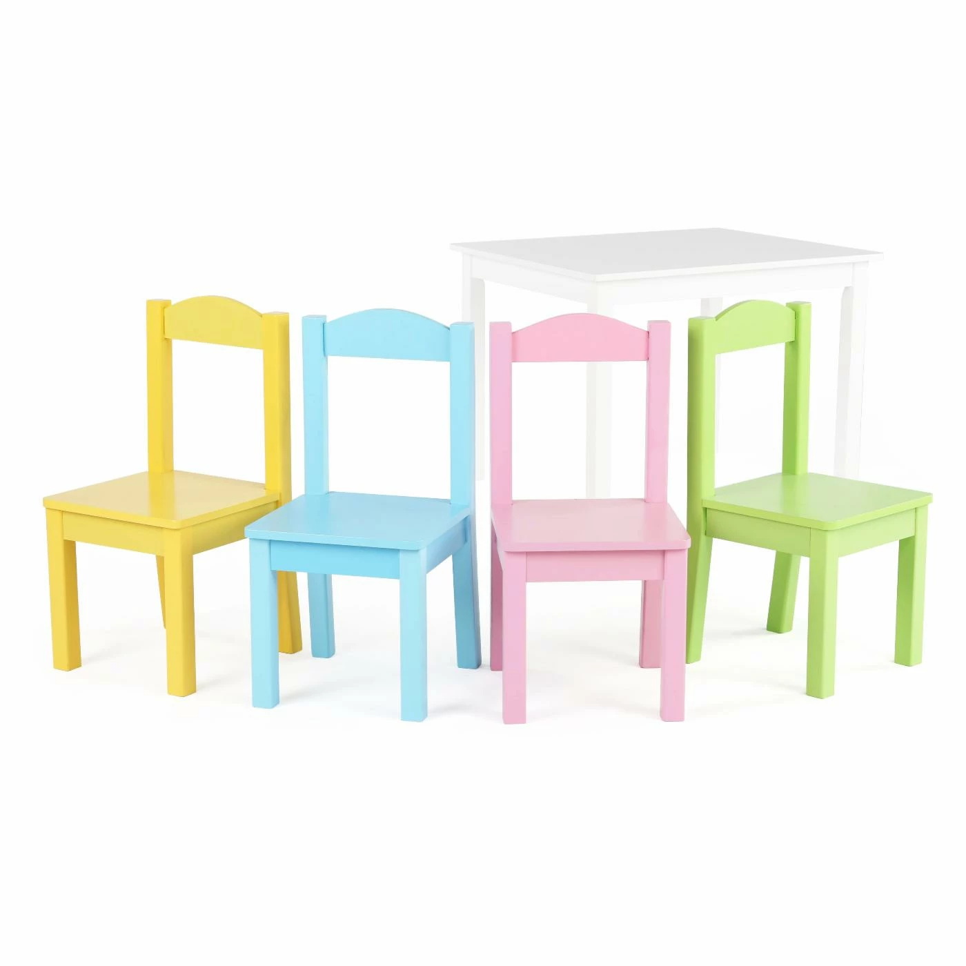 Flash Sale ⭐ Gifts For Kids Tot Tutors Pastel Kids 5 Piece Rectangle Table And Chair Set ✔️ 4 Flash Sale ⭐ Gifts For Kids Tot Tutors Pastel Kids 5 Piece Rectangle Table And Chair Set ✔️ - Image 4