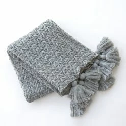 Deals ⌛ Gifts For Her Best Home Fashion Knitted Tassel Throw 👏 -Christmas Gifts Sales Store detail3BESH203