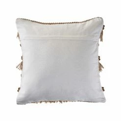 Promo 🔥 Top Gifts LR Home Neutral Geometric Fringe Indoor/Outdoor Pillow 🛒 -Christmas Gifts Sales Store detail3LRRE749