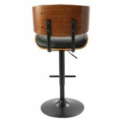 Cheapest 🛒 Gifts For Him LumiSource Lombardi Mid-Century Modern Adjustable Bar Stool 🔔 -Christmas Gifts Sales Store detail3LUS883