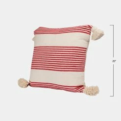Discount โจ Top Gifts 3R Studios Cream Cotton And Chenille Pillow With Tassels ๐ 17 Discount โจ Top Gifts 3R Studios Cream Cotton And Chenille Pillow With Tassels ๐ -Christmas Gifts Sales Store detail5CREC2191