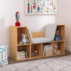 Brand new 🔥 Gifts For Kids KidKraft Bookcase With Reading Nook 🎁 -Christmas Gifts Sales Store detail5KD1399