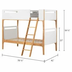 Cheapest 🔔 Gifts For Kids South Shore Bebble Twin Over Twin Bunk Bed 😀 -Christmas Gifts Sales Store detail6SSI1940