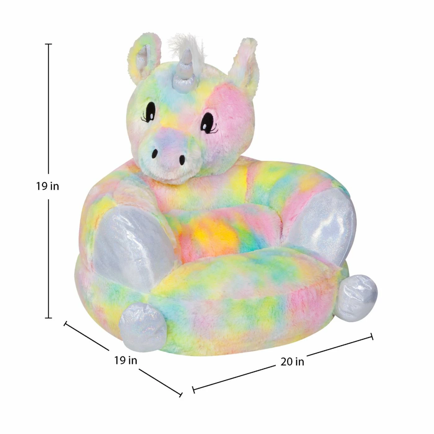 Brand new ๐คฉ Gifts For Kids Plush Rainbow Unicorn Character Toddler Chair By Trend Lab ๐ 5 Brand new ๐คฉ Gifts For Kids Plush Rainbow Unicorn Character Toddler Chair By Trend Lab ๐ - Image 5