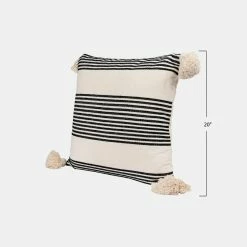 Discount โจ Top Gifts 3R Studios Cream Cotton And Chenille Pillow With Tassels ๐ 12 Discount โจ Top Gifts 3R Studios Cream Cotton And Chenille Pillow With Tassels ๐ -Christmas Gifts Sales Store detailCREC2191