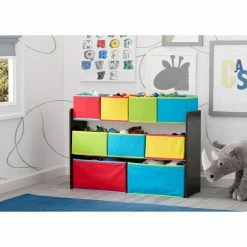 Best Pirce ⌛ Gifts For Kids Delta Children Deluxe Multi-Bin Dark Chocolate Toy Organizer With Storage Bins 🔔 -Christmas Gifts Sales Store detailDE517