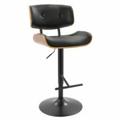 Cheapest 🛒 Gifts For Him LumiSource Lombardi Mid-Century Modern Adjustable Bar Stool 🔔 -Christmas Gifts Sales Store detailLUS883