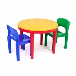 Best deal 🤩 Gifts For Kids Humble Crew 2-in-1 3 Piece Activity Table And Chairs Set -Primary 💯 -Christmas Gifts Sales Store detailTOTT015