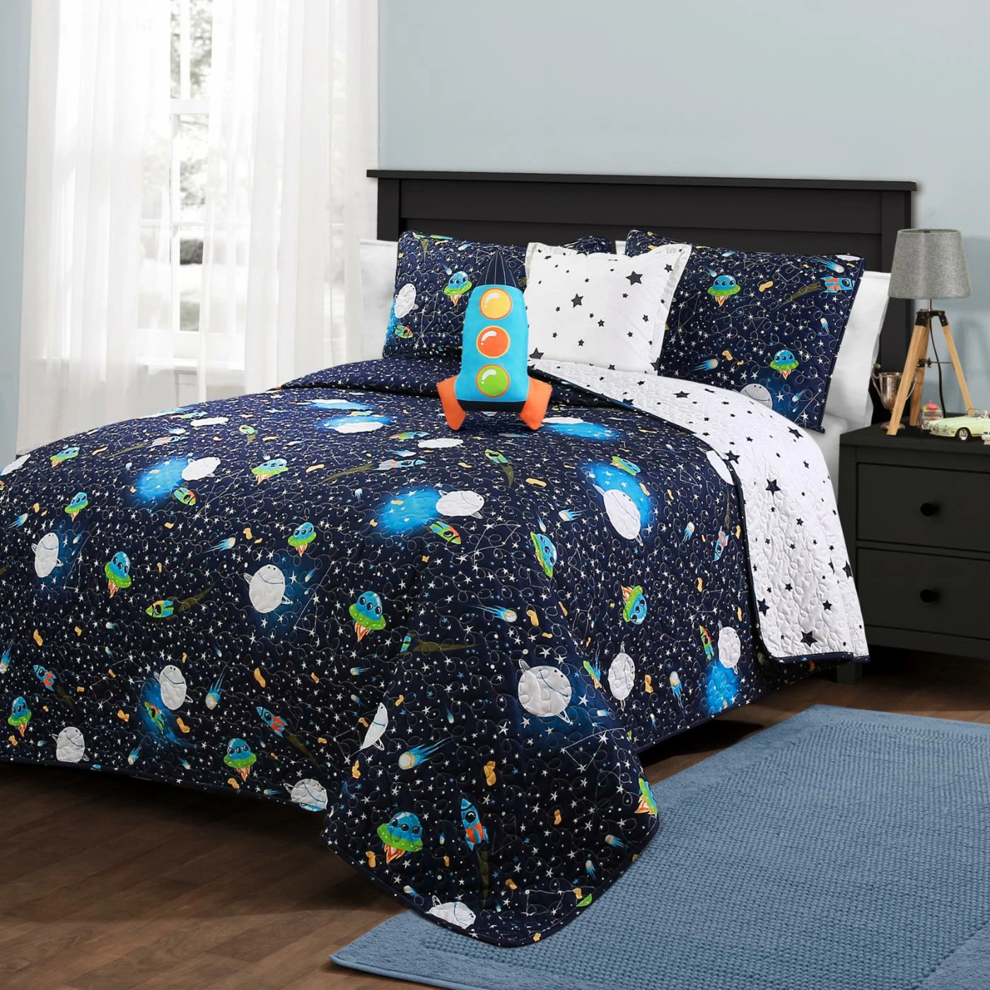 Hot Sale ๐ Gifts For Kids Universe Kids Quilt Set By Lush Decor ๐ 3 Hot Sale ๐ Gifts For Kids Universe Kids Quilt Set By Lush Decor ๐ - Image 3