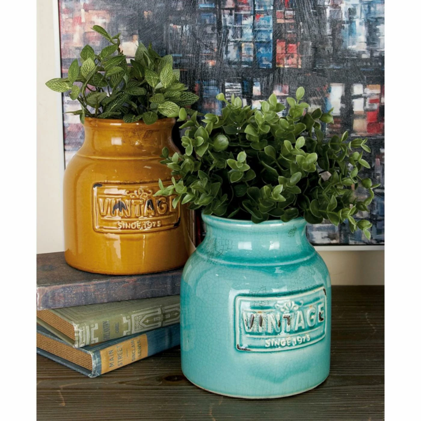 Cheapest π― Top Gifts DecMode Ceramic Vintage Cutlery Jar - Set Of 3 π 3 Cheapest π― Top Gifts DecMode Ceramic Vintage Cutlery Jar - Set Of 3 π - Image 3