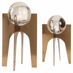 Best reviews of 🎁 Top Gifts HN Home Roland Mid-Century Modern Crystal Spheres - Set Of 2 👍 -Christmas Gifts Sales Store detailUMC9060