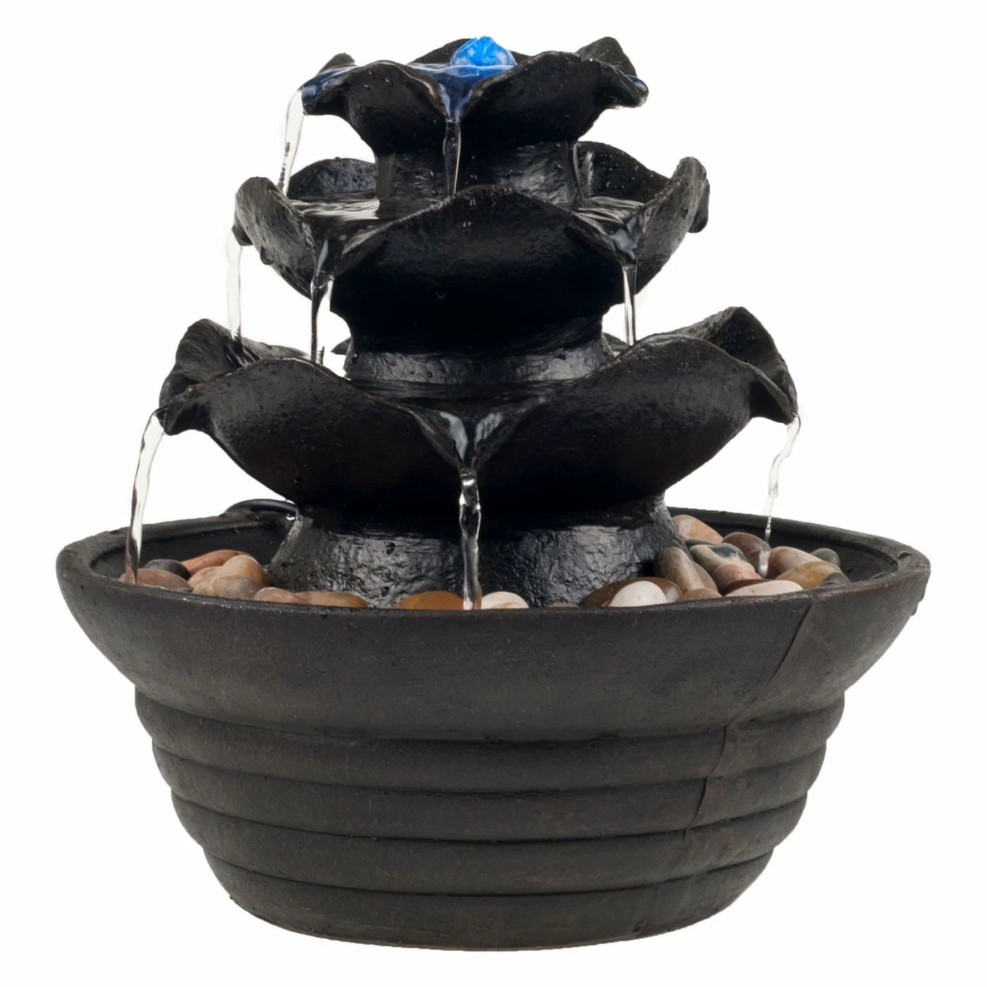 Buy ❤️ Top Gifts Pure Garden Three Tier Cascading Tabletop Fountain With LED Lights ⭐ 2 Buy ❤️ Top Gifts Pure Garden Three Tier Cascading Tabletop Fountain With LED Lights ⭐ - Image 2