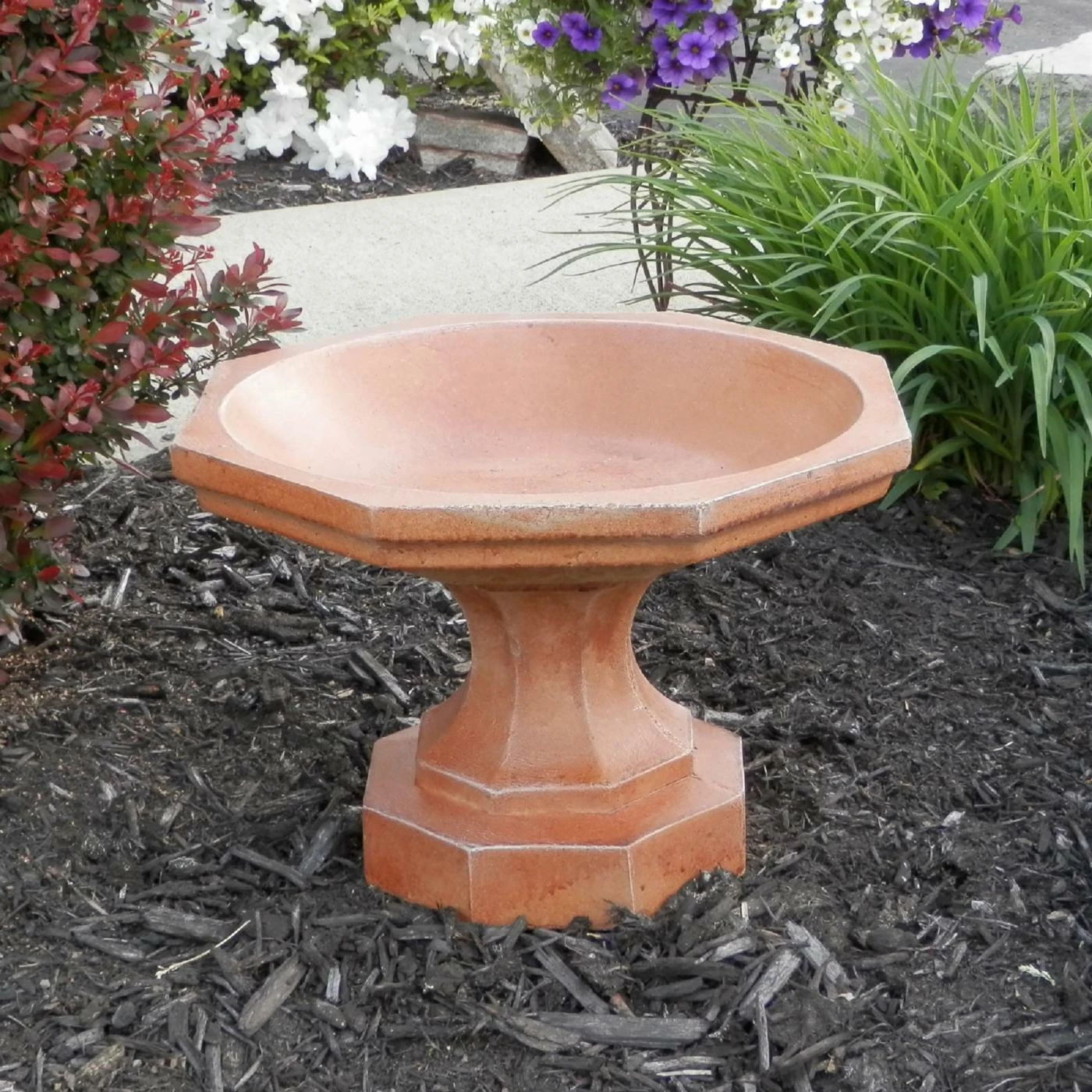Best Pirce ๐ Gifts For Her Athena Garden Cast Stone Small Octagon Bird Bath ๐ 2 Best Pirce ๐ Gifts For Her Athena Garden Cast Stone Small Octagon Bird Bath ๐ - Image 2