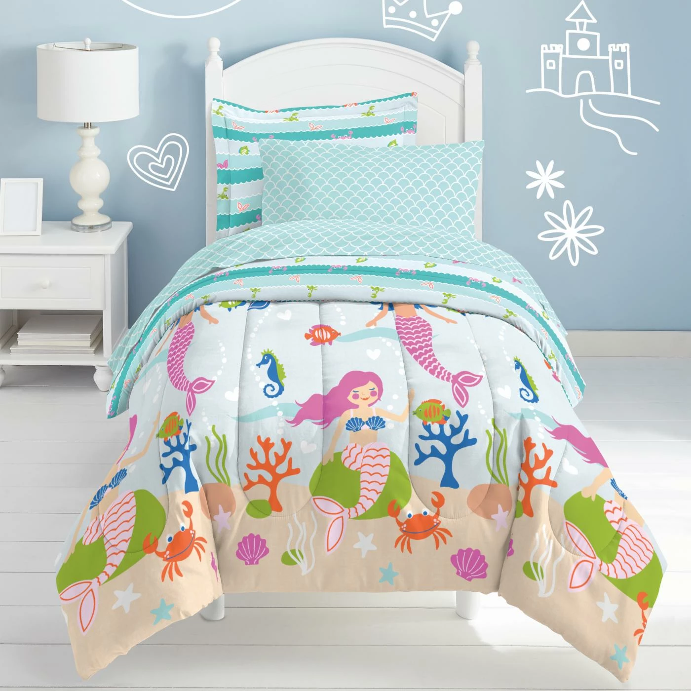 Best deal π Gifts For Kids Mermaids Dreams Bed In A Bag By Dream Factory π 2 Best deal π Gifts For Kids Mermaids Dreams Bed In A Bag By Dream Factory π - Image 2