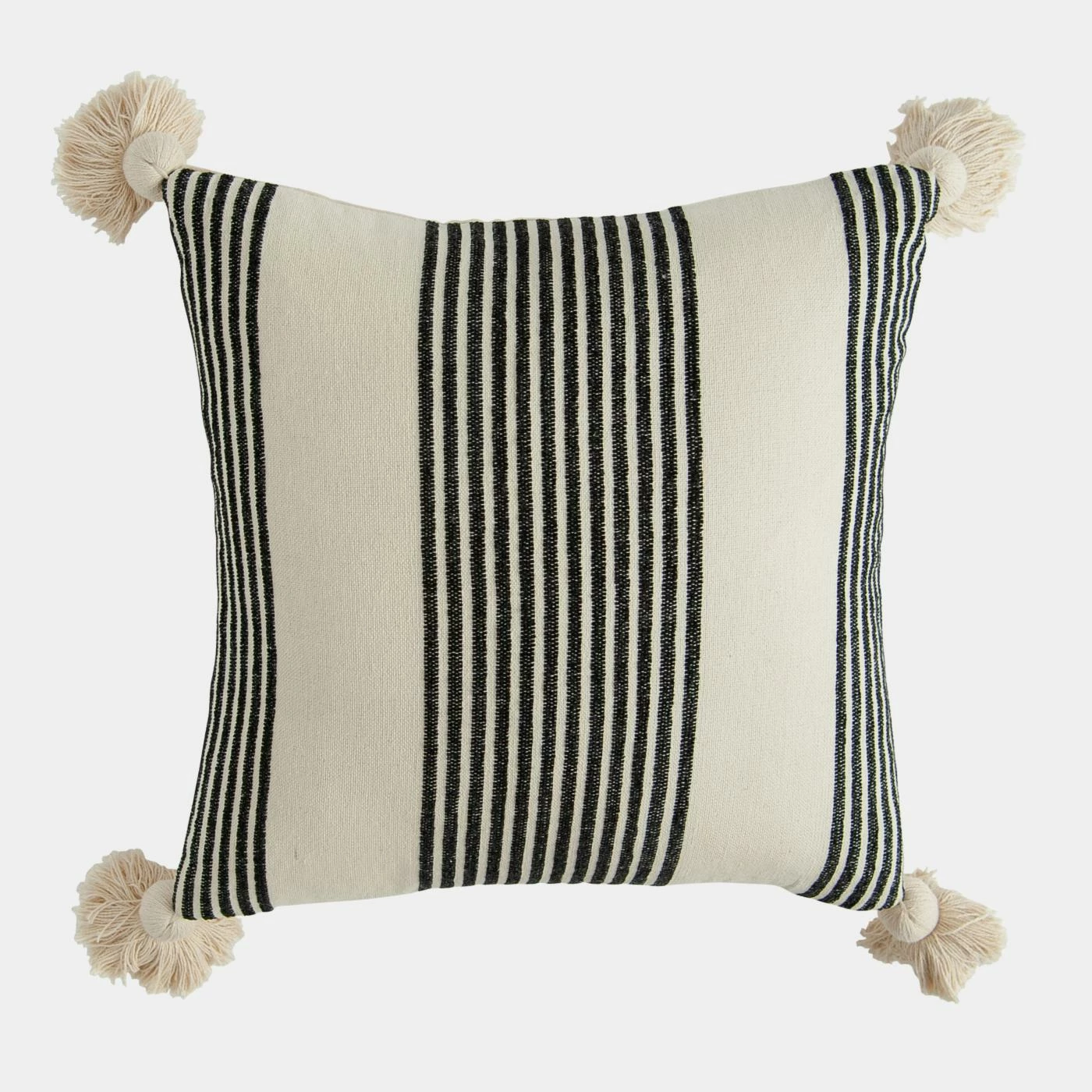 Discount โจ Top Gifts 3R Studios Cream Cotton And Chenille Pillow With Tassels ๐ 2 Discount โจ Top Gifts 3R Studios Cream Cotton And Chenille Pillow With Tassels ๐ - Image 2