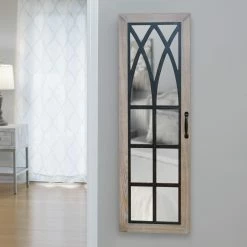 Promo 👍 Gifts For Her FirsTime Rustic Arch Wall Mounted Jewelry Armoire - Rustic Brown ✔️ -Christmas Gifts Sales Store inuseFIRI236