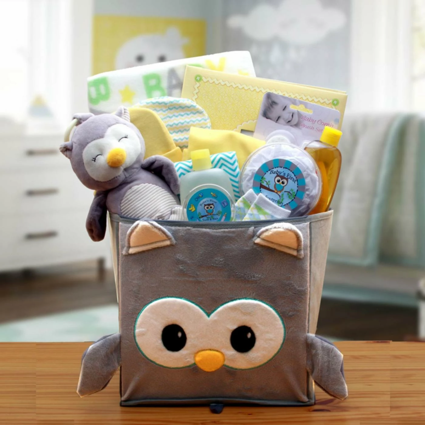 Cheap ๐ Gift Baskets Gift Basket Drop Shipping A Little Hoot New Baby Gift Basket ๐ 2 Cheap ๐ Gift Baskets Gift Basket Drop Shipping A Little Hoot New Baby Gift Basket ๐ - Image 2
