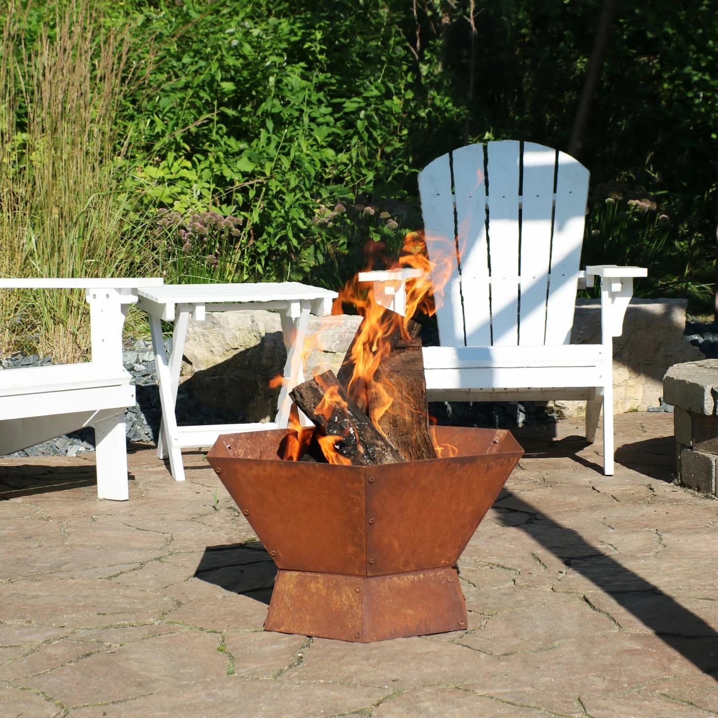 Brand new ✔️ Sunnydaze Decor Gifts For Him Sunnydaze 23 In. Rustic Steel Affinity Fire Pit Kit 🥰 2 Brand new ✔️ Sunnydaze Decor Gifts For Him Sunnydaze 23 In. Rustic Steel Affinity Fire Pit Kit 🥰 - Image 2