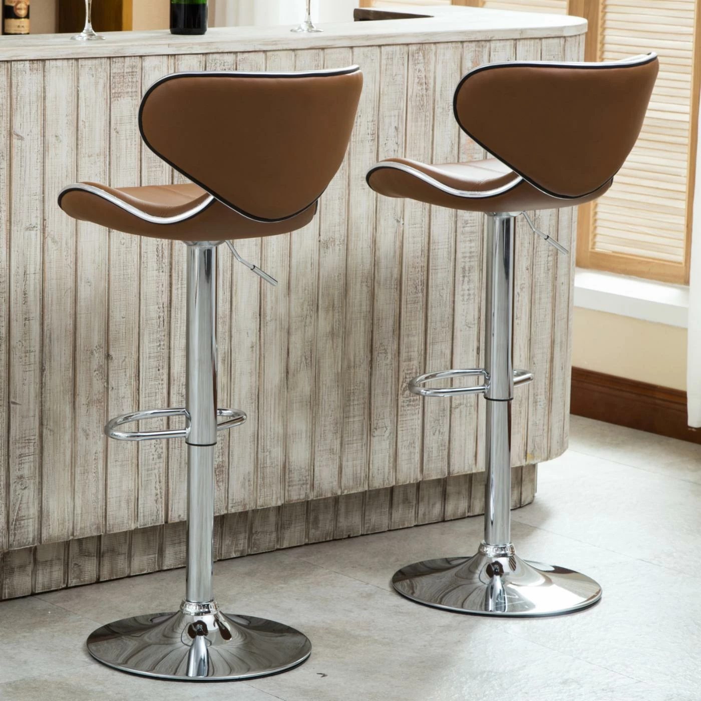 Best reviews of 💯 Top Gifts Roundhill Furniture Masaccio Airlift Adjustable Height Swivel Bar Stools - Set Of 2 ❤️ 2 Best reviews of 💯 Top Gifts Roundhill Furniture Masaccio Airlift Adjustable Height Swivel Bar Stools - Set Of 2 ❤️ - Image 2