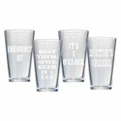 Wholesale 👏 Gifts For Him Artland Beer Pub Glasses - Set Of 4 ✔️