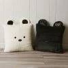 Deals ❤️ Gifts For Kids Best Home Fashion Faux Fur Plush Bear Pillow 🎁