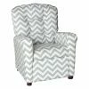 Coupon ✨ Gifts For Kids Brazil Furniture 4-Button Back Childrens Recliner - Zig Zag Pattern 👍