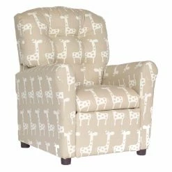 Outlet 💯 Gifts For Kids Brazil Furniture Stretch 4 Button Child Recliner - Maple 💯