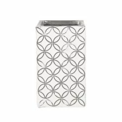 Hot Sale ❤️ Best Selling Home Decor Top Gifts Weller Outdoor Medium Cast Stone Planter - White With Gray ✨