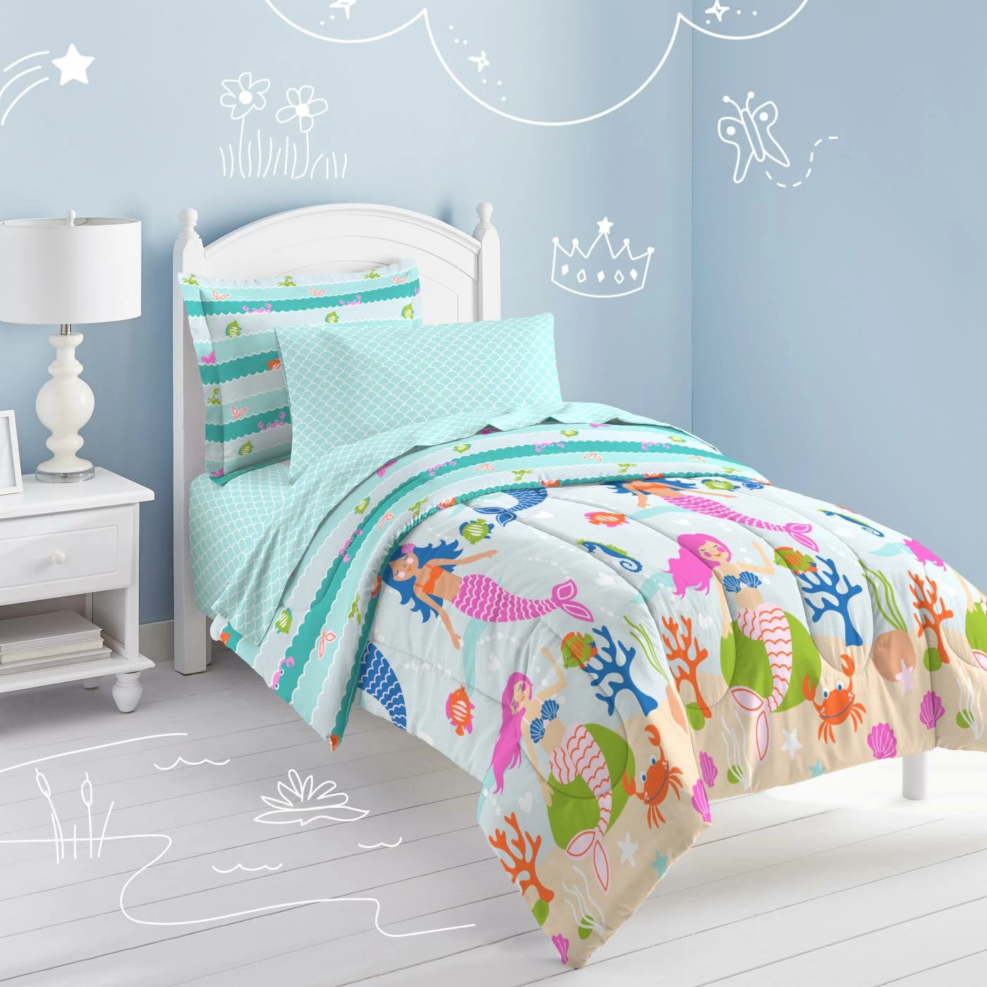 Best deal π Gifts For Kids Mermaids Dreams Bed In A Bag By Dream Factory π 1 Best deal π Gifts For Kids Mermaids Dreams Bed In A Bag By Dream Factory π