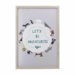 Best reviews of 🤩 Sprinkle & Bloom Gifts For Kids Lets Be Adventurers Animal Globe Kids Framed Wall Art By Sprinkle & Bloom 👏