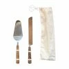 Coupon ⌛ Gifts For Her 3R Studios 2 Piece Wood Handle Cake Server Set 🎉