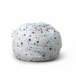 Best deal 👏 Gifts For Kids Big Joe Kids Fuf Terrazzo Print Bean Bag Chair ✨