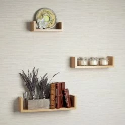 Buy 🤩 Gifts For Her Danya B Floating U Laminated Shelf - Set Of 3 😍