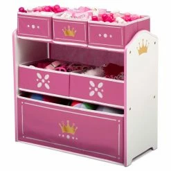 Best reviews of 👏 Gifts For Kids Princess Crown Multi Bin Toy Organizer By Delta Children ✔️