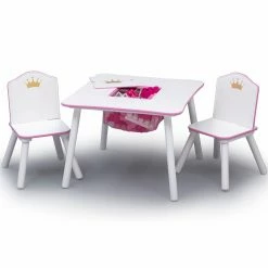 Outlet โญ Gifts For Kids Princess Crown Kids Table And Chair Set By Delta Children ๐