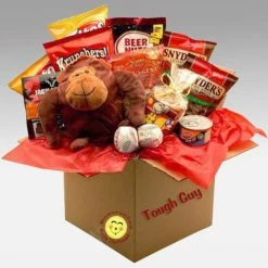 Flash Sale 🌟 Gift Basket Drop Shipping Gift Baskets Tough Guy's Snack Care Package 😍