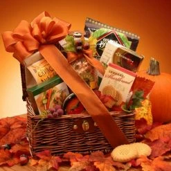 Deals ✔️ Gift Basket Drop Shipping Gift Baskets Fall Snack Gift Chest 😉