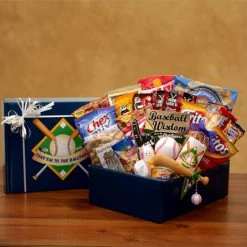 Cheap 👏 Gift Basket Drop Shipping Gift Baskets Take Em To The Ballpark ⚾ Baseball Gift Pack 😀