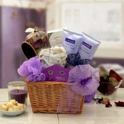 Cheapest 🌟 Gift Basket Drop Shipping Gift Baskets Lavender Relaxation Spa Gift Basket 🥰