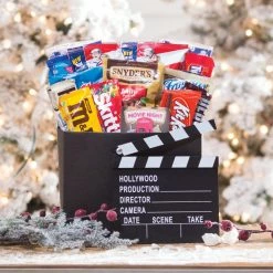 Outlet ๐ Gift Basket Drop Shipping Gift Baskets Family Flix Movie Night Gift Box With Red Box Gift Card โจ