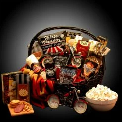 Brand new 🛒 Gift Basket Drop Shipping Gift Baskets Hes A Motorcycle Man Gift Basket ❤️