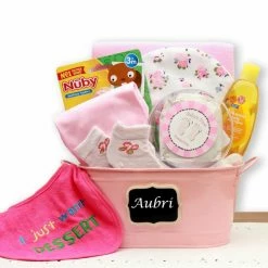 Discount 🤩 Gift Baskets Gift Basket Drop Shipping Baby Basics Gift Pail - Pink 🌟