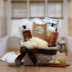 Wholesale 😍 Gift Baskets Gift Basket Drop Shipping Vanilla Spa Gift Basket 👍