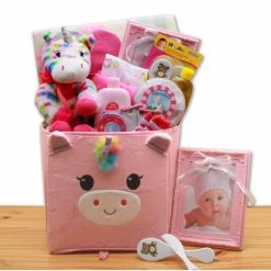 Coupon 🎁 Gift Baskets Gift Basket Drop Shipping Dainty Tails New Baby Unicorn Gift Basket ⌛